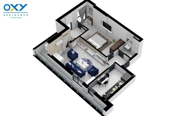 Antiaeriană - Oxy Residence, 2 camere 65 mp anunturi imobiliare Bucuresti